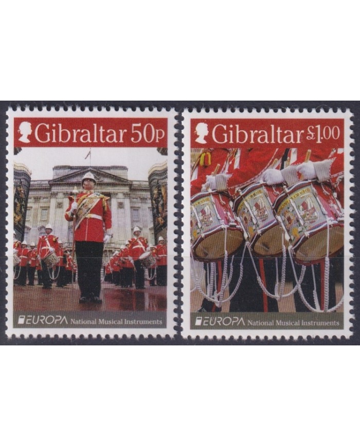 F-EX65858 GIBRALTAR MNH 2014 EUROPA CEPT MUSIC INSTRUMENT.