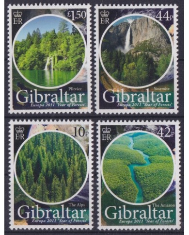 F-EX65804 GIBRALTAR MNH 2011 EUROPA CEPT YEAR OF FOREST TREE.