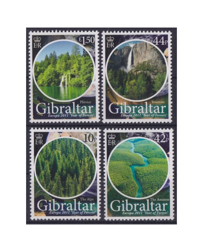 F-EX65804 GIBRALTAR MNH 2011 EUROPA CEPT YEAR OF FOREST TREE.
