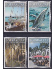 F-EX65830 GIBRALTAR MNH 2004 EUROPA CEPT VACATIONS HOLYDAYS DOLPHINS SHIP.