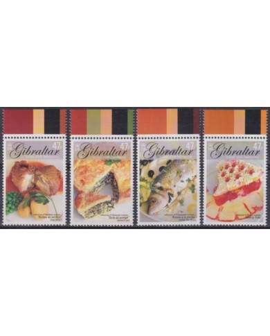 F-EX65701 GIBRALTAR MNH 2005 EUROPA CEPT GASTRONOMY FOOD.