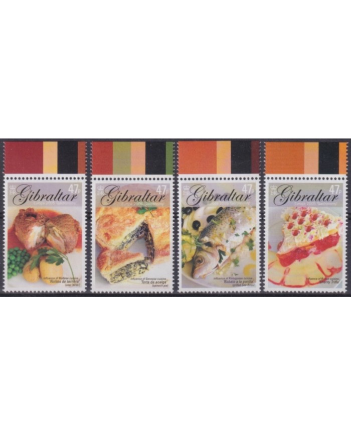 F-EX65701 GIBRALTAR MNH 2005 EUROPA CEPT GASTRONOMY FOOD.