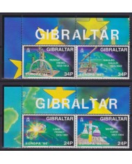 F-EX65646 GREECE MNH 1994 EUROPA CEPT MATHEMATICIANS. PERF + IMPERF BORDER.