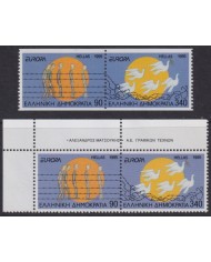 F-EX65662 GREECE MNH 2002 EUROPA CEPT CIRCUS ELEPHANT. PERF + IMPERF BORDER.