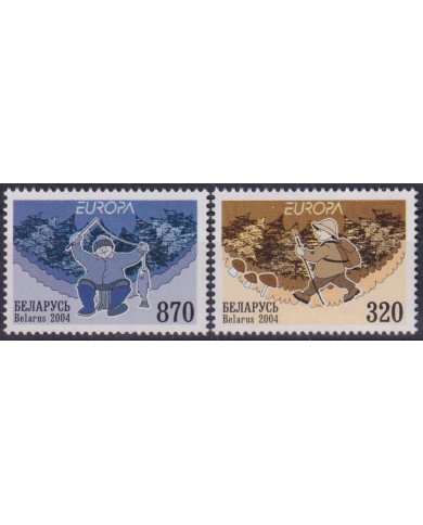 F-EX65810 BELARUS MNH 2004 EUROPA CEPT HOLYDAYS VACATION FISHING.