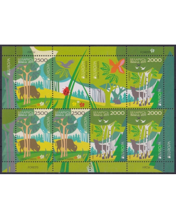 F-EX65438 BELARUS MNH 2011 EUROPA CEPT YEAR OF FOREST TREE.