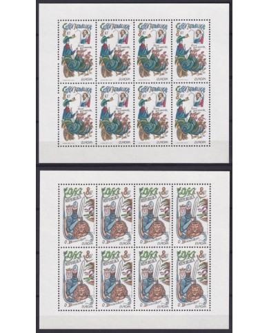 F-EX64767 CZECH REP MNH 1997 EUROPA CEPT TALES & LEGEND MINI SHEET.