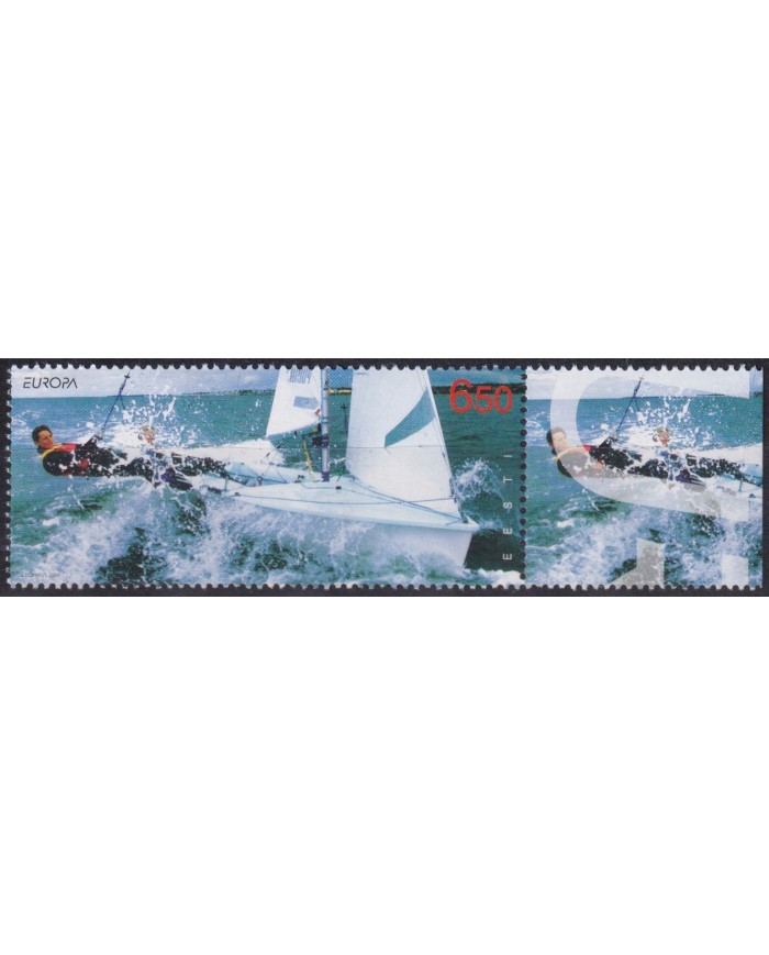 F-EX65814 ESTONIA EESTI MNH 2004 EUROPA CEPT HOLYDAYS VACATION SAILING.