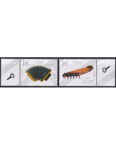 F-EX65738 ESTONIA EESTI MNH 2014 EUROPA CEPT MUSIC INSTRUMENT.