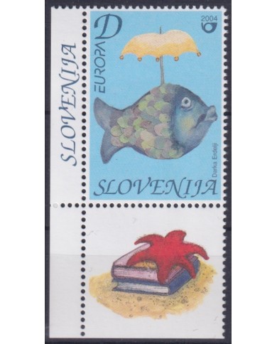 F-EX65813 SLOVENIA MNH 2004 EUROPA CEPT HOLYDAYS VACATION FISHING FISH.