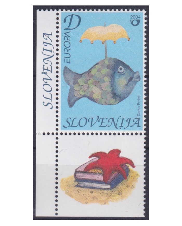 F-EX65813 SLOVENIA MNH 2004 EUROPA CEPT HOLYDAYS VACATION FISHING FISH.