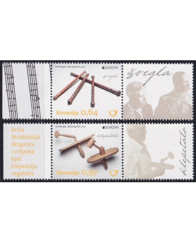 F-EX65718 SLOVENIA MNH 2014 EUROPA CEPT MUSIC INSTRUMENT.
