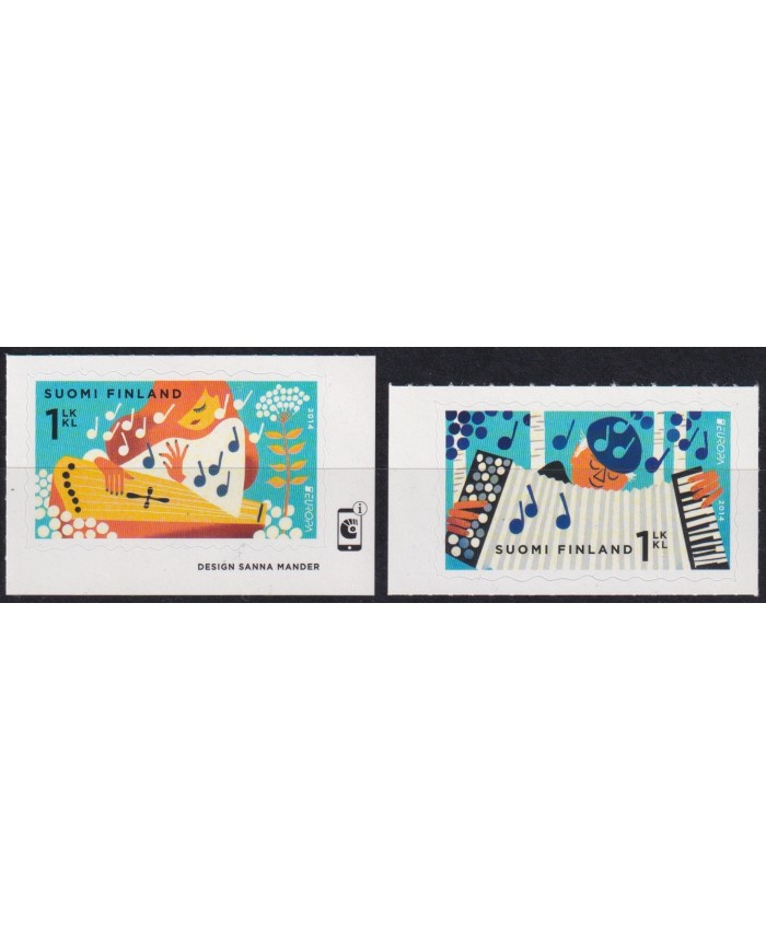 F-EX65736 FINLAND SUOMI MNH 2014 EUROPA CEPT MUSIC INSTRUMENT.