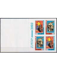 F-EX64782 GEORGIA MNH 2002 EUROPA CEPT CIRCUS MINI SHEET.