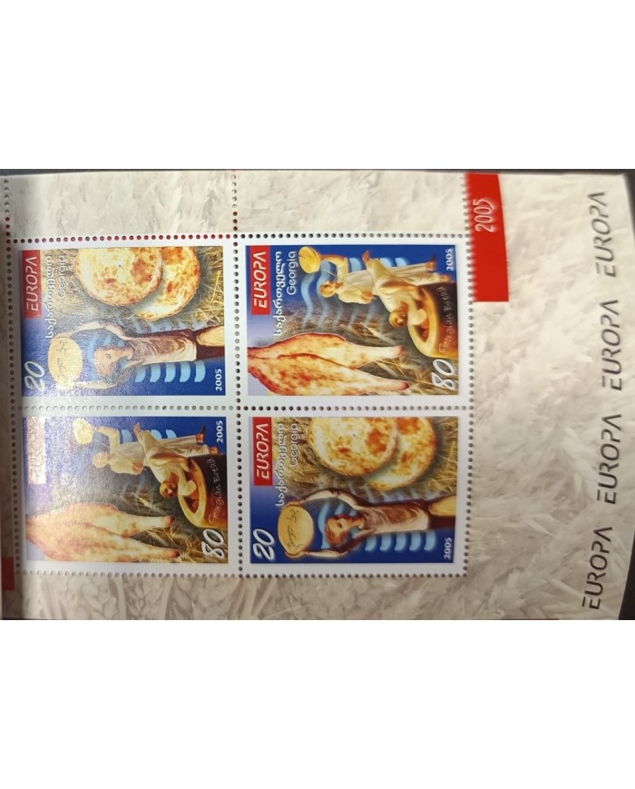 F-EX65571 GEORGIA MNH 2005 EUROPA CEPT GASTRONOMY FOOD BOOKLED.