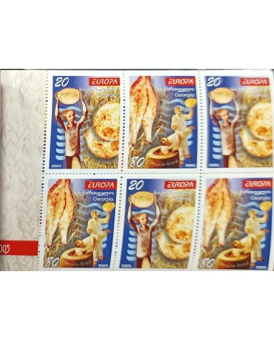 F-EX65571 GEORGIA MNH 2005 EUROPA CEPT GASTRONOMY FOOD BOOKLED.