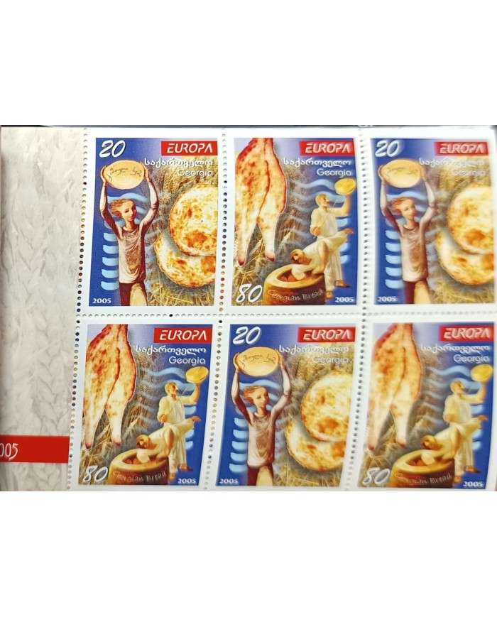 F-EX65571 GEORGIA MNH 2005 EUROPA CEPT GASTRONOMY FOOD BOOKLED.