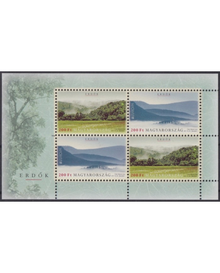 F-EX65797 HUNGARY MNH 2011 EUROPA CEPT YEAR OF FOREST TREE.