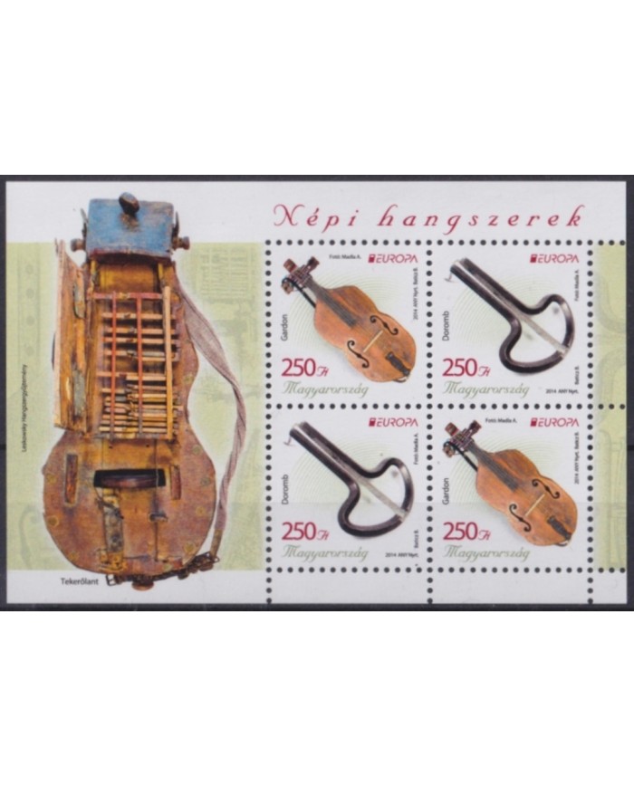 F-EX65689 HUNGARY MNH 2014 EUROPA CEPT MUSIC INSTRUMENT.