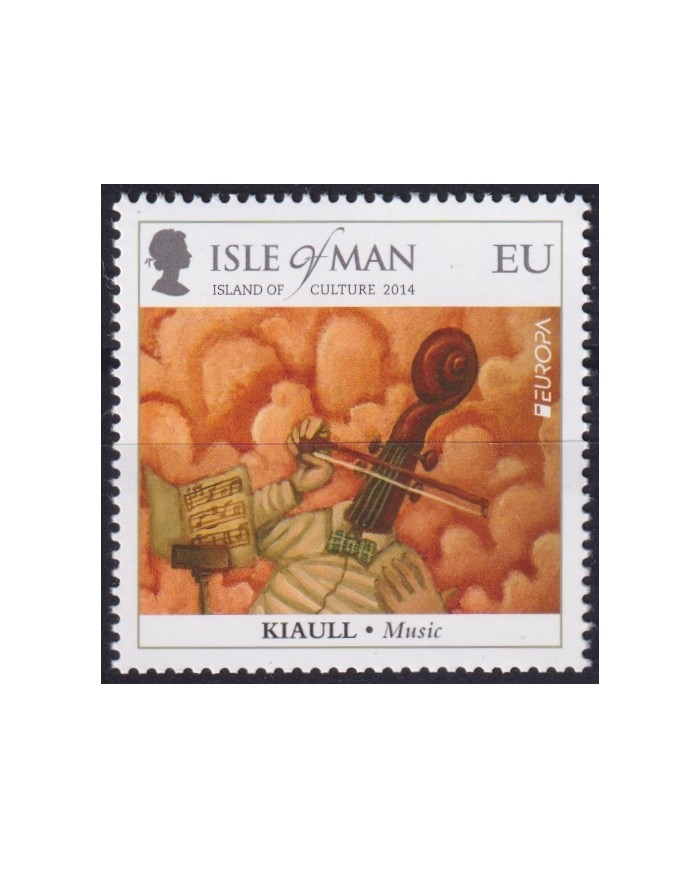 F-EX65741 MAN IS ENGLAND MNH 2014 EUROPA CEPT MUSIC INSTRUMENT.