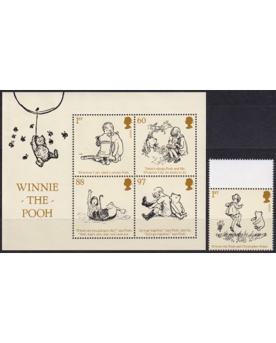 F-EX65792 ENGLAND UK MNH 2010 EUROPA CEPT CHILDREN BOOKS WINNIE THE POOH.