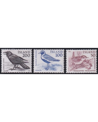 F-EX65469 ICELAND ISLAND MNH 1981 BIRD OISEAUX VÖGEL AVES.