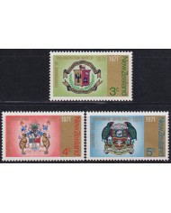 F-EX65473 NEW ZEALAND MNH 1971 CENT OF AUCKLAND COAT OF ARMS BIRD OISEAUX VÖGEL AVES.