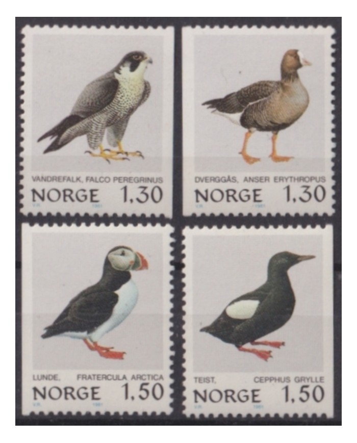 F-EX65405 NORWAY NORGE NOREG MNH 1981 BIRD OISEAUX VÖGEL AVES.