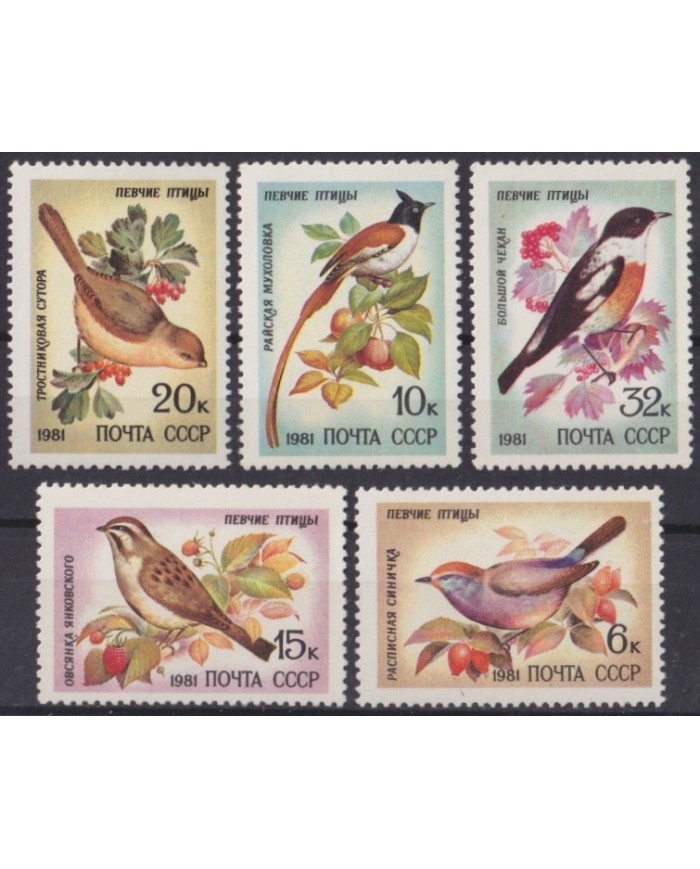 F-EX65456 RUSSIA MNH 1981 BIRD OISEAUX VÖGEL AVES.