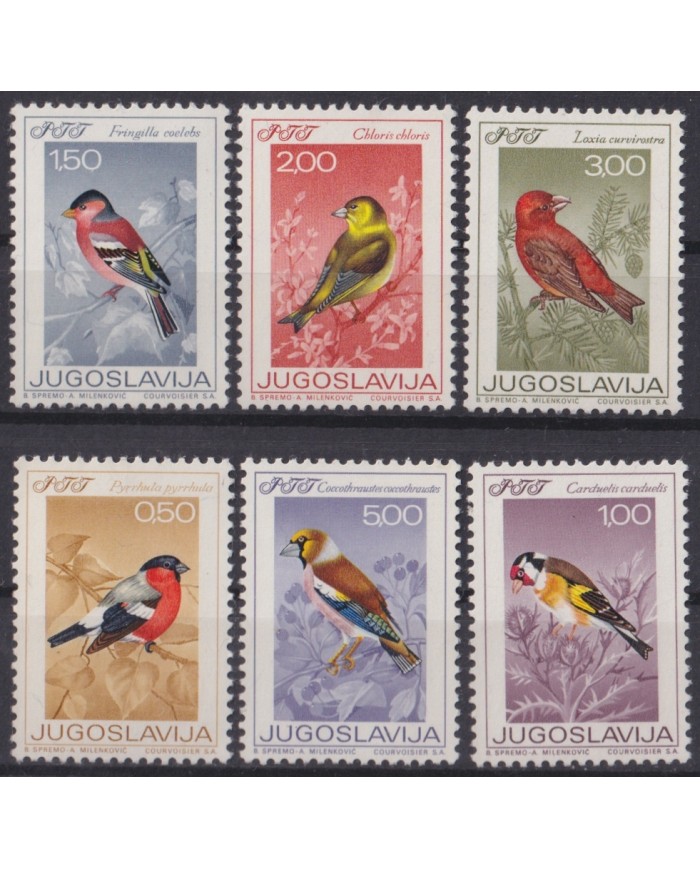 F-EX65474 YUGOSLAVIA MNH 1968 PTT BIRD OISEAUX VÖGEL AVES.