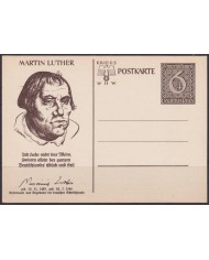 F-EX66968 GERMANY 1939 6pf POSTAL STATIONERY ILLUSTRATED MARTIN LUTHER.