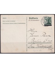 F-EX66961 GERMANY 1939 WWII 6pf POSTAL STATIONERY ILLUSTR SUDETELAND OCCUPATION.