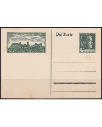 F-EX66665 GERMANY WWII POSTAL STATIONERY NURENBERG UNUSED.