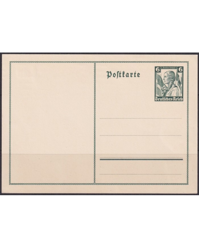 F-EX66622 GERMANY 1935 POSTAL STATIONERY WINTERHILFE FUND HARVEST FESTIVAL.