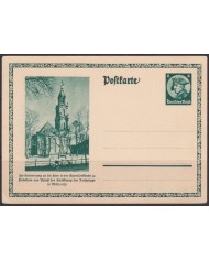 F-EX66584 GERMANY 1933 POSTAL STATIONERY POSTDAM ARCHITECTURE FRIEDERIC I.
