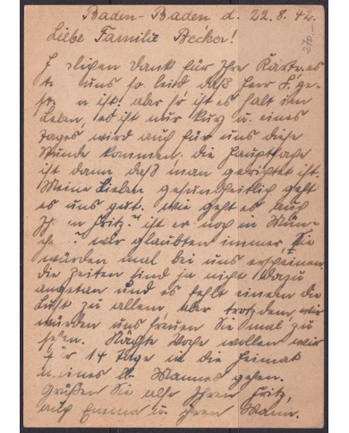 F-EX65450 GERMANY 1942 POSTAL STATIONERY BADEN TO KARLSRUBE USED.