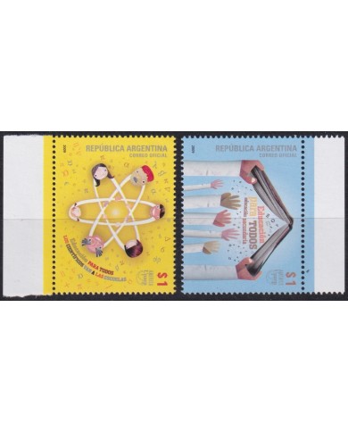 F-EX66477 ARGENTINA MNH 2009 UPAEP EDUCATION FOR ALL CHILDREN DRAWING.