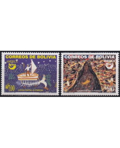 F-EX66459 BOLIVIA MNH 2005 EPAEP FIGHT AGAINST POVERTY CHILDREN DRAWING.