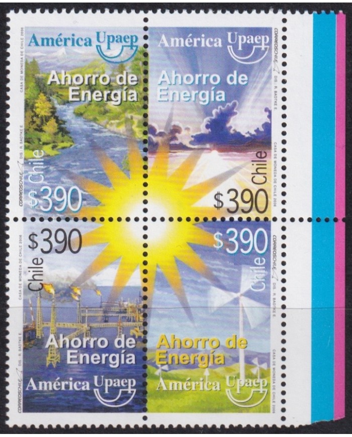 F-EX66469 CHILE MNH 2006 UPAEP ENERGY SAVING ELECTRICITY.