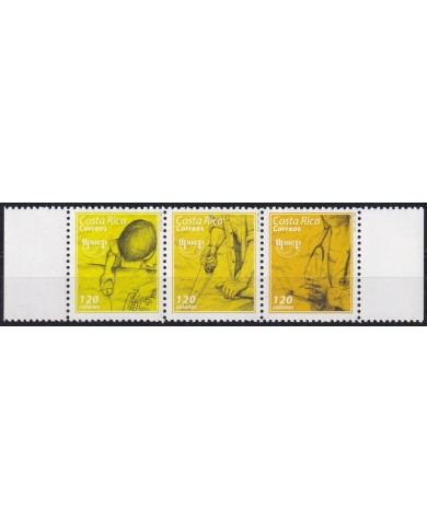 F-EX66458 COSTA RICA MNH 2005 FIGHT AGAINST POVERTY CHILDREN DRAWING.