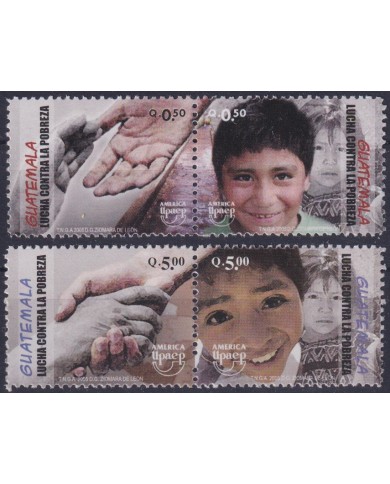 F-EX65852 GUATEMALA MNH 2004 UPAEP FIGHT AGAINST POVERTY.