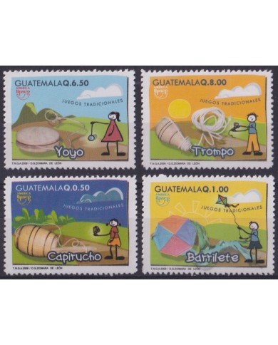 F-EX65775 GUATEMALA MNH 2009 UPAEP TRADITIONAL GAMES.