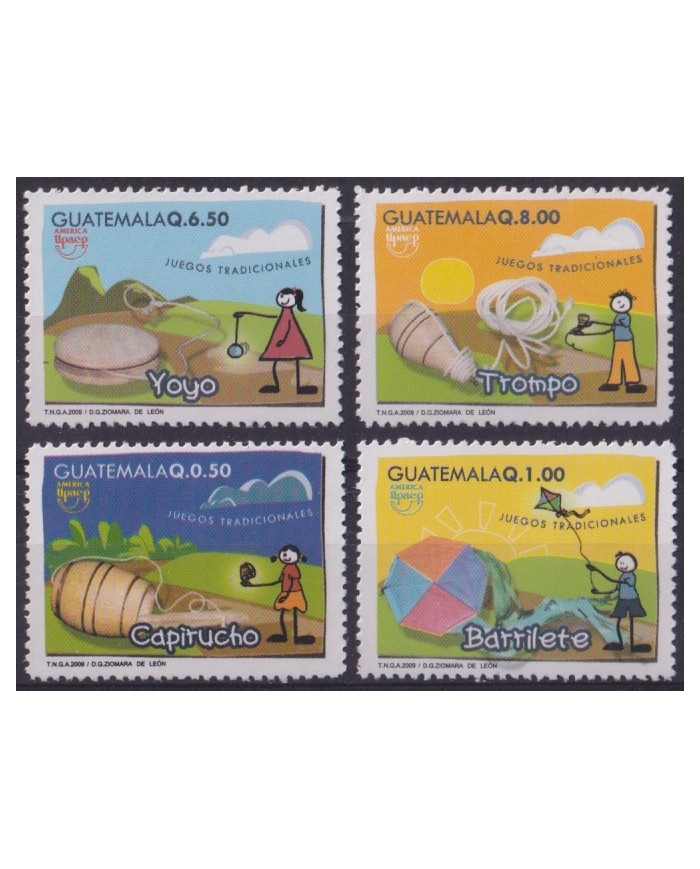 F-EX65775 GUATEMALA MNH 2009 UPAEP TRADITIONAL GAMES.