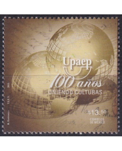 F-EX66427 MEXICO MNH 2010 CENT OF UPAEP UNITING CULTURES.