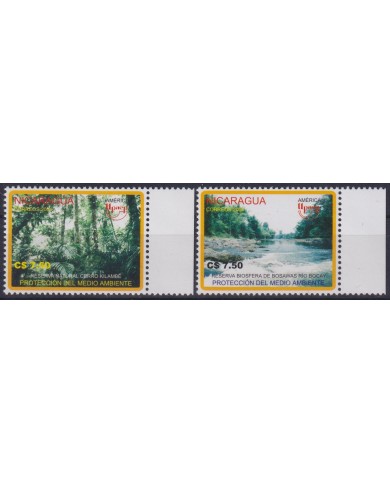 F-EX65842 NICARAGUA MNH 2004 UPAEP NATIONAL RESERVE TREE FOREST.