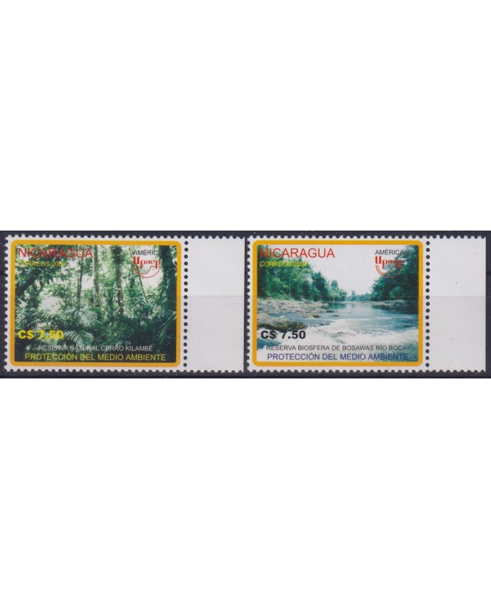 F-EX65842 NICARAGUA MNH 2004 UPAEP NATIONAL RESERVE TREE FOREST.
