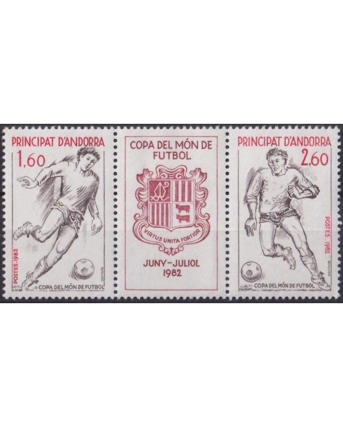 F-EX65901 ANDORRA MNH 1982 SPAIN SOCCER FOOTBALL WORLD CHAMPIONSHIP.