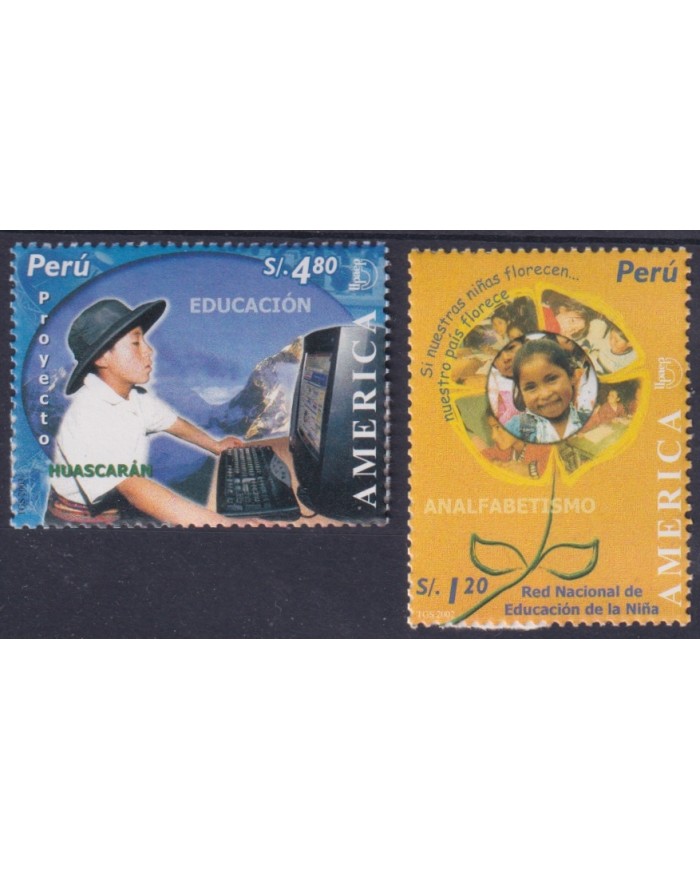 F-EX65840 PERU MNH 2002 UPAEP EDUCATION & LITERACY.