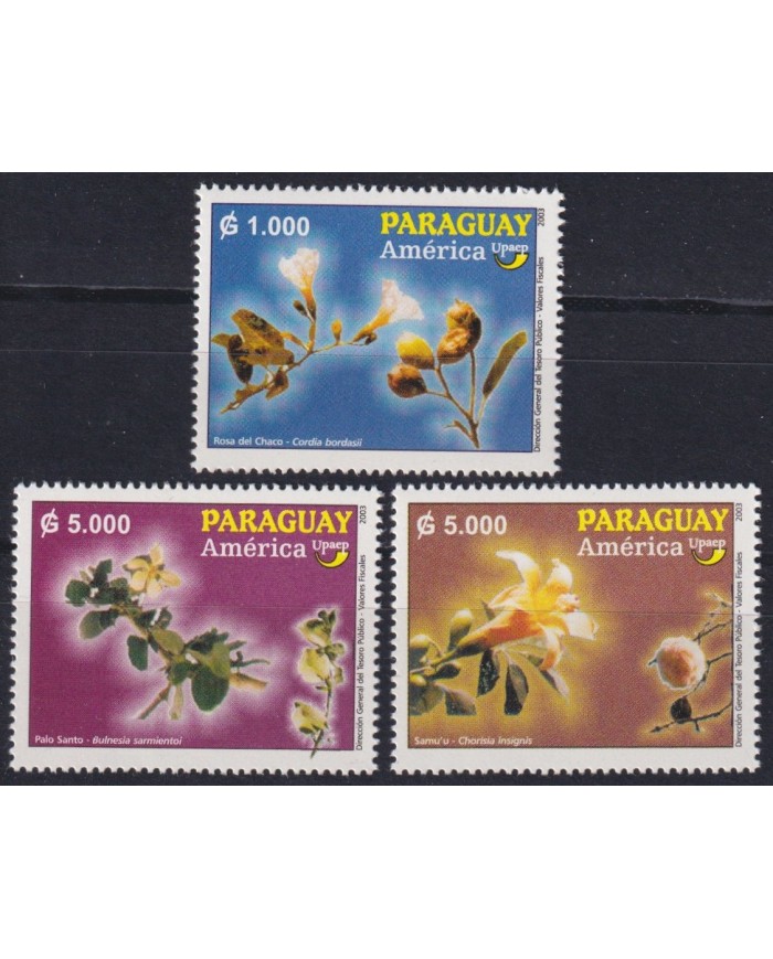 F-EX66462 PARAGUAY MNH 2003 UPAEP FAUNA & TREE PLANTS.