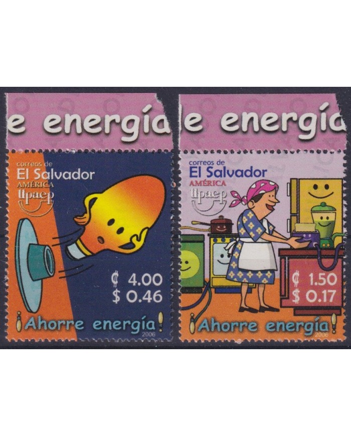 F-EX65849 EL SALVADOR MNH 2006 UPAEP ENERGY SAVING ELECTRICITY.